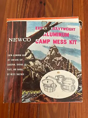 Vintage NEWCO Hiking Army Military Bushcraft Camping Hunting Mess Cooking Kit • $15