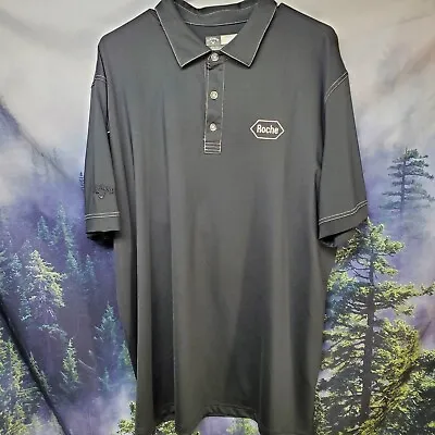 ROCHE DIAGNOSTICS Callaway Opti Dri Mens XL Short Sleeve Collared Golf Shirt  • $23.80