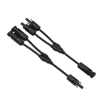 Y Branch Solar Connectors Parallel Cable  2-Way Solar Cable G4V1 • $13.02