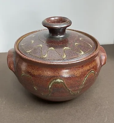 £25 • Buy Ray Finch, Winchcombe Studio Pottery Glazed Casserole Pot With Lid