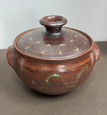 £25 • Buy Ray Finch, Winchcombe Studio Pottery Glazed Casserole Pot With Lid