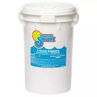 In The Swim 1 Inch Stabilized Chlorine Tablets For Sanitizing Pools 50 Pounds • $286.55