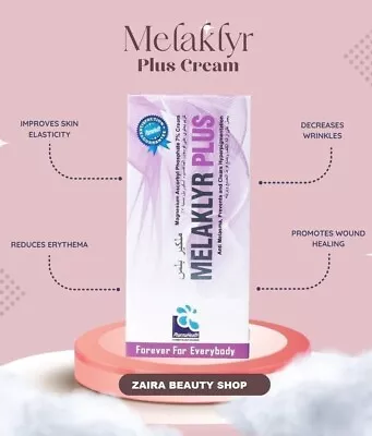 Melaklyr Plus Cream - Anti Melasma And Hyperpigmentation. • $15.99