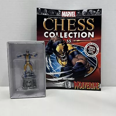 Eaglemoss Marvel Chess Collection Figurine With Magazine #55 Wolverine • $33.50