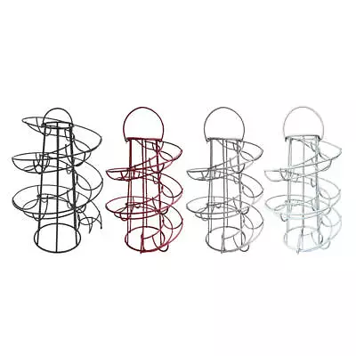 Iron Egg Skelter Storage Wire Rack Keeper Stand 24 Eggs Kitchen Utensil • £14.02