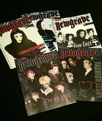 Newgrave 5 Magazines Goth Deathrock LAM Dir En Grey • $40