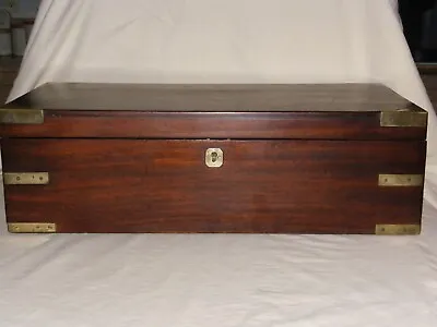 Antique 19th Century Victorian Mahogany Lap Desk. • $275