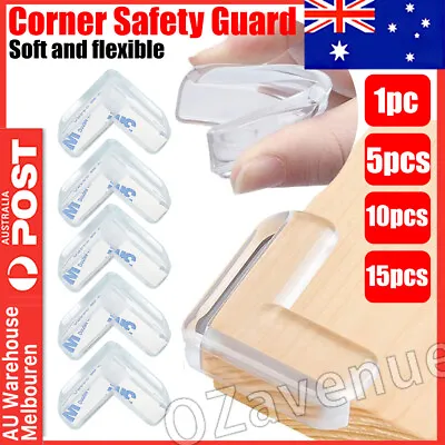$9.95 • Buy Desk Edge Soft Protectors Table Corner Cushion Baby Child Safety Guard Clear 3M