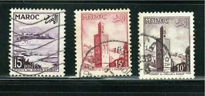 France Colonies Maroc Marocco Airmail  Stamps Used  Lot 39831 • $2.35