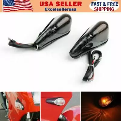 Smoke Front Turn Signals Fits Kawasaki Ninja EX 250 1988-2007 2001 2002 2003 UE • $24.89