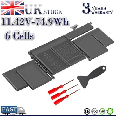 A1582 A1502 Battery For MacBook Pro 13'' Retina Early 2015 Mid 2014 Late 2013 • £37.99