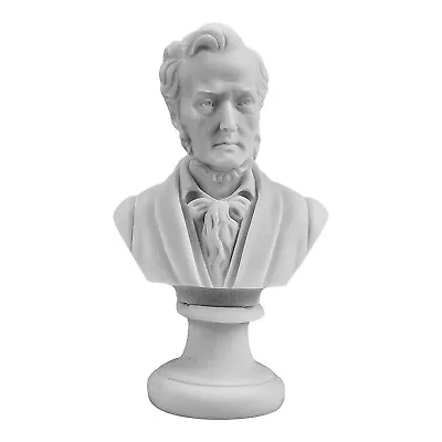 Famous Musician Wagner Bust Cast Marble Statue Sculpture Small • $41