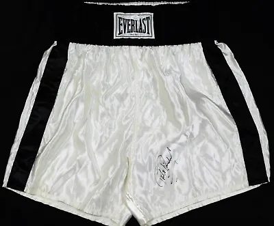 Felix Trinidad Signed White Everlast Boxing Trunks / Shorts JSA Authenticated • $429.60