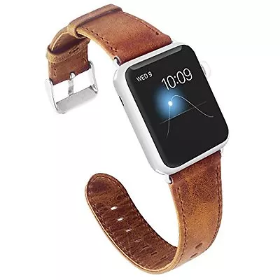 $21.99 • Buy For Apple Watch Series Ultra 8 7 6 5 4 3 SE Watch Strap Band Leather 41/45/49mm