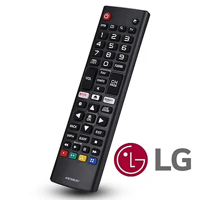 AKB75095308 For LG TV REPLACEMENT REMOTE CONTROL SMART TV LED 3D NETFLIX BUTTON • £4.99