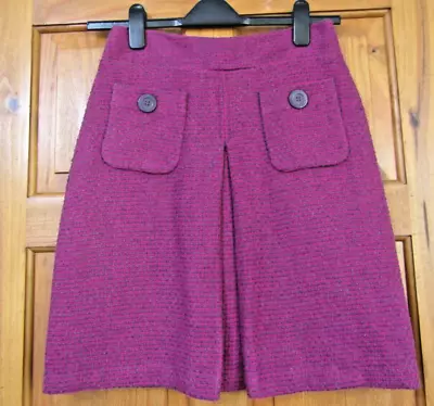 £10.99 • Buy Mod / 60s Purple Skirt Size 8 (ZC9 )