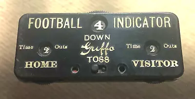 Vintage  Football Indicator  Handheld Referee Game Counter Tracker; By Griffo • $34.95