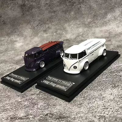 LF 1:64 Model Car VW T1 Pickup RWB Wide Body Alloy Die-Cast Purple & White • $26.50