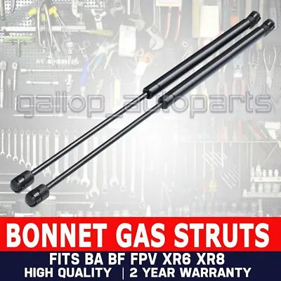 Bonnet Gas Struts For Ford Falcon Fairmont BA BF 2002-08 XR6 XR8 Sedan Wagon UTE • $17.20