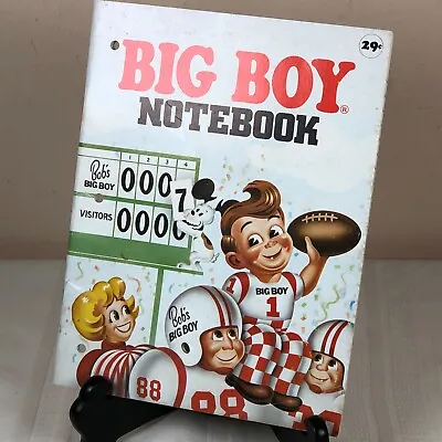 Vintage 1970s Bob's Big Boy Restaurant Notebook Hamburgers Food Book New • $16.99