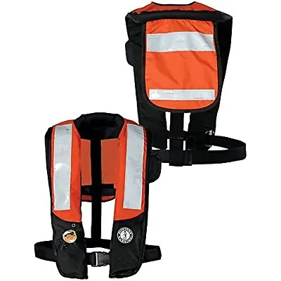 Mustang Survival Corp Inflatable PFD With HIT (Auto Hydrostatic) With Back Flap • $449.99