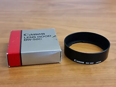 Genuine Canon BW-58C Lens Hood For Canon FD 35-70mm F3.5-4.5 With Box - M1141 • £12.95