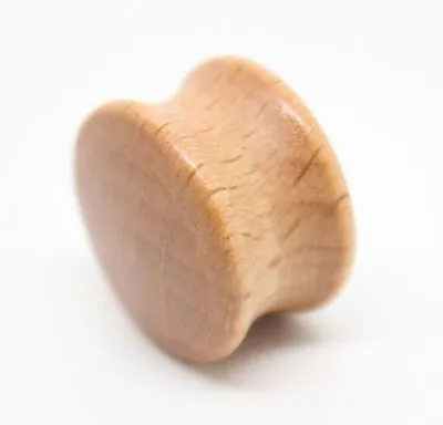 Wooden Double Flare Ear PLUG OR TUNNEL Stretchers Tapers Earring Flesh Organic • £3.45