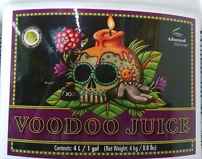 Advanced Nutrients 5450-15 Voodoo Juice 4L Fertilizer 4 Liter • $179.99