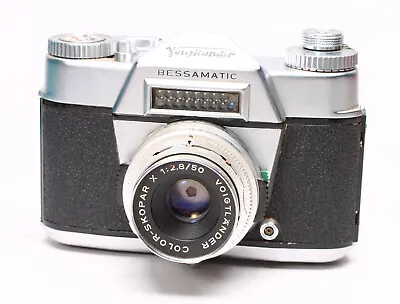 Voigtlander Bessamatic 35mm Film Slr Camera W/ Color-skopar 50mm F/2.8 Lens • $69.95