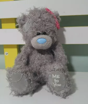 Me To You Teddy Bear Carte Blanche With 15cm Tall Girl With Pink Bow • $14.35