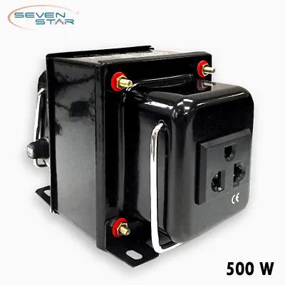 SevenStar THG-500 Watt 220V To 110V Step-Down Voltage Converter Transformer • $39.99