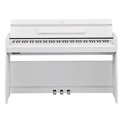 Yamaha YDPS55B 88-Note Weighted Action Console Digital Piano - White Walnut • $1388