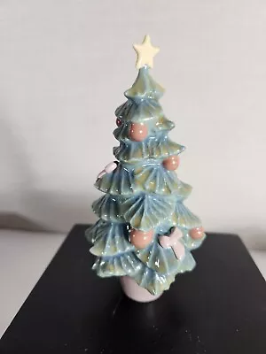 Lladro Christmas Tree 5.25  Santa's Workshop #6261 In Box Nicely Repaired Star • $59.99