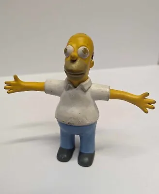 The Simpsons Homer Simpson Bendy Figure 1990 Jesco • £4