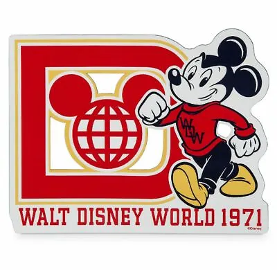 Walt Disney World Retro Mickey Mouse Varsity Car Auto Magnet Disney Parks New • $11.75