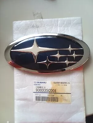 2009 - 2013  Subaru Forester Rear Tailgate Logo Emblem OEM 93033SC001  • $24