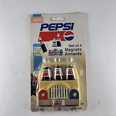 Pepsi Cola Set Of 4 Magnets Collectors Series Fridge Magnets • $21.90