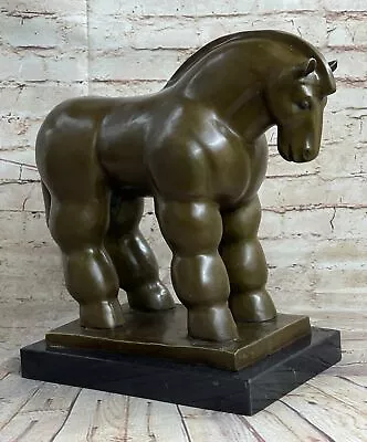 FERNANDO BOTERO  Trojan Horse  ART BRONZE SCULPTURE SIGNED Hot Cast Home Sale • $399.50