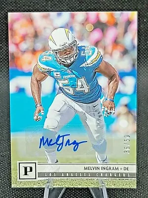 2018 Panini 36/50 Melvin Ingram #167 Auto Los Angeles Chargers • $29.11
