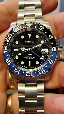 $280 • Buy Seiko Mod Batman GMT 