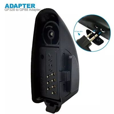 Walkie Talkie Adapter For Motorola GP328 Multi-pin Plug To M-Type 2 Pin Headset • $19.05