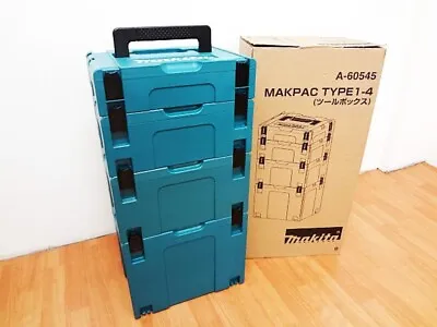 Makita A-60545 MAKPAC Connector Storage Case Set Of 4 Pieces • $266.47