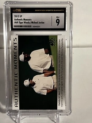 $15.84 • Buy 2013-14 SP Authentic Moments Tiger Woods Michael Jordan CSG 9!!
