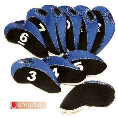 $20.50 • Buy Iron Club Covers Suit Most Brand 2 Tone Color10pcs Tour Iron Golf Set
