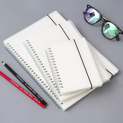 A5/A6 Spiral Book Coil Notebook Blank Grid Paper Journal Diary Sketchbook • $13.82