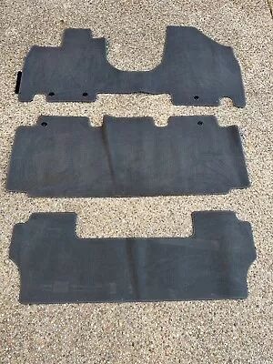 2011-2017 Honda Odyssey Mini Van OEM Floor Mats Set Of 3 Dark Gray • $89.99