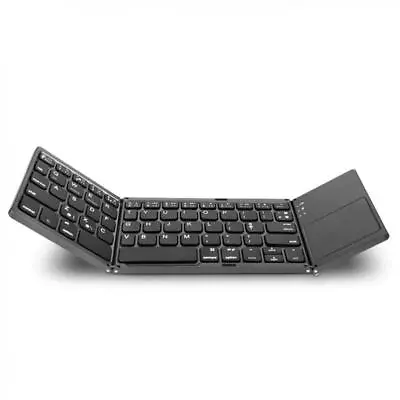 FOLDING WIRELESS KEYBOARD RECHARGEABLE KEYPAD SLIM COMPACT For PHONES & TABLETS • $42.70