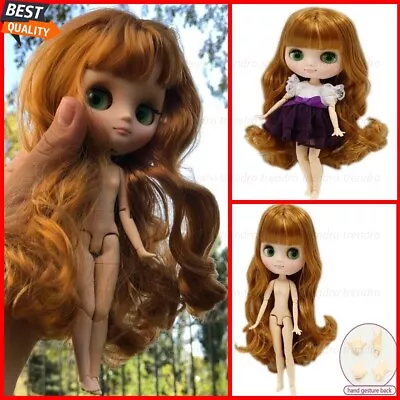 8  Middie Blythe Doll From Factory Joint Body Frosted Face Long Hair & Eyes Move • $45.97