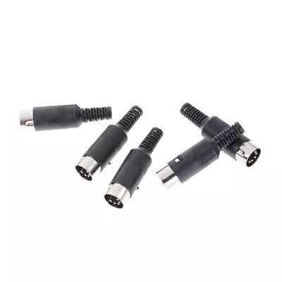 5 Pin Male DIN Plug Socket Solder Terminals Connector TU S~L • £5.58