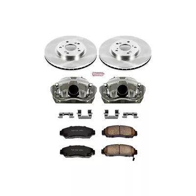 KCOE2292 Powerstop 2-Wheel Set Brake Disc And Caliper Kits Front Coupe Sedan • $326.98